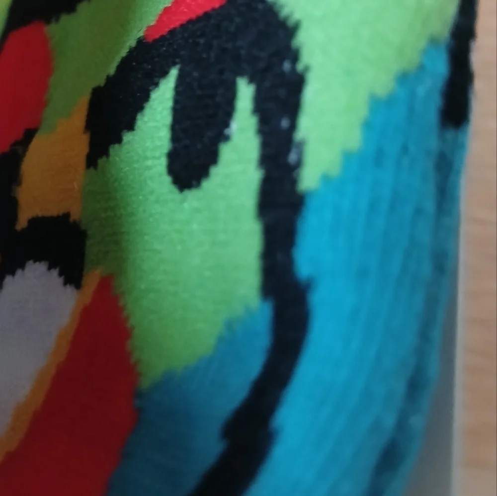 Unisex Colorful Socks Artist Series - The Garden by Joan Miro 1930's Art Deco